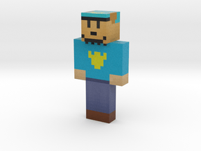 dog_man | Minecraft toy in Natural Full Color Sandstone