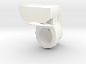 Toilet Open in White Processed Versatile Plastic: 1:32