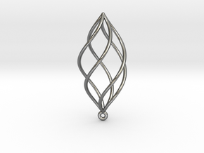 Spiral Earring in Polished Silver
