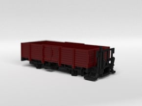 RhB L6001 Open Freight Wagon in Tan Fine Detail Plastic
