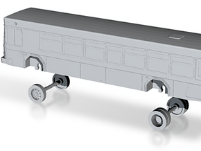 HO Scale Bus Gillig Low Floor MST 2101-2104 in Tan Fine Detail Plastic