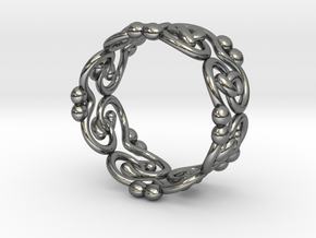 filigree ring in Polished Silver: 7 / 54