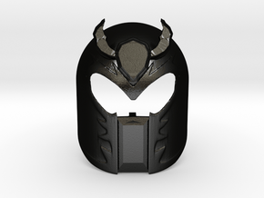 Mask of Magnetism - Magneto  in Matte Black Steel