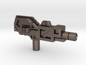 Octopunch's Acetylene Torch Gun, 5mm in Polished Bronzed-Silver Steel