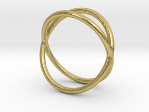 Ring 13 in Natural Brass