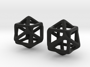 Counter Cube in Black Natural Versatile Plastic