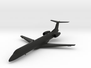 Embraer ERJ145ER in Black Natural Versatile Plastic