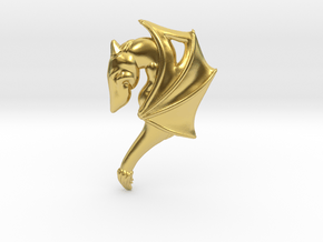 ❤ Dragon in Polished Brass