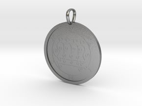 Paimon Medallion in Natural Silver