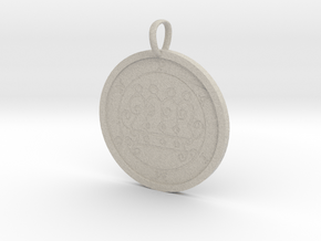 Paimon Medallion in Natural Sandstone