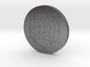 Paimon Coin in Polished Nickel Steel