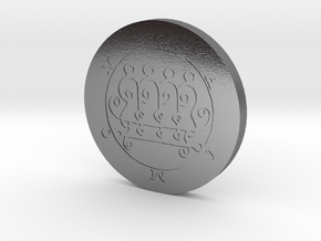 Paimon Coin in Polished Silver