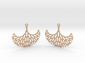 GT Earrings in Natural Bronze