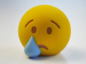 3D Emoji Tears in Full Color Sandstone