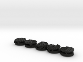 25 mm Industrial Base in Black Premium Versatile Plastic