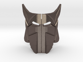 Mask of Dexterity - Beast  in Polished Bronzed-Silver Steel