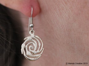 Galaxy Earring in Natural Silver