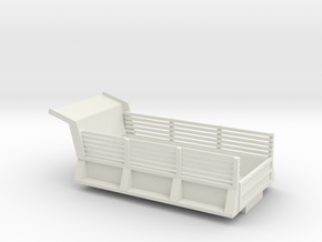 1/87 Scale M215 Dump Truck Bed in White Natural Versatile Plastic