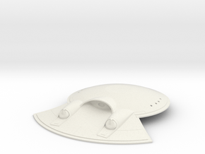 Saucer-Mounted Deflector for 1:350 Refit in White Natural Versatile Plastic