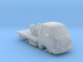 1/87 Scale Junkyard Mini Truck in Smooth Fine Detail Plastic