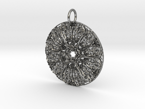 Celtic Star Pendant in Natural Silver: Medium