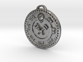 Gnomeregan Faction Medallion in Natural Silver