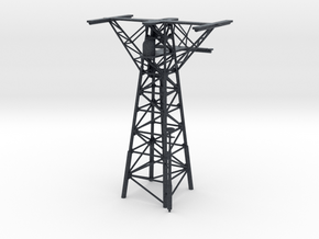 O.H. Perry Mast #3 in 1/200 scale in Black PA12
