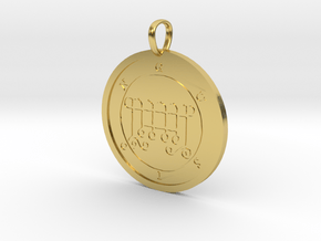 Gusion Medallion in Polished Brass