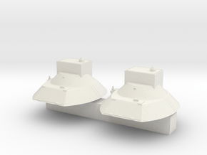 1V119 "Reostat"  conversion Turret ( x2)  in White Natural Versatile Plastic