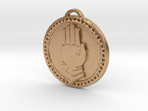 Silver Hand Faction Medallion in Natural Bronze