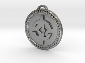 Holy Light Faction Medallion in Natural Silver