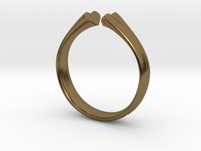 I Love You 18mm in Polished Bronze