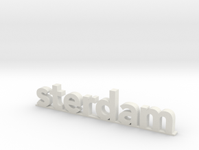 I amsterdam (2/2) in White Natural Versatile Plastic