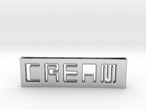 C.R.E.A.M. Moneyclip...so that Cash never dies OUT in Polished Silver