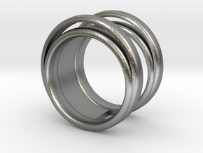 Luna ring  in Natural Silver