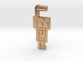 Key to Vector Sigma (3mm, 5mm) in Polished Bronze: Large