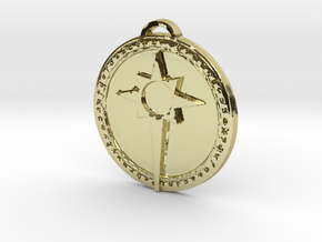 Argent Crusade Faction Medallion in 18K Yellow Gold