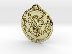 Death Knight Class Medallion in 18K Yellow Gold