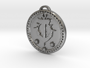 Kul Tiras Faction Medallion (Original) in Natural Silver
