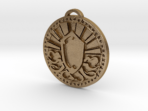 Priest Class Medallion in Polished Gold Steel