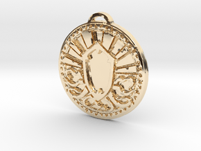 Priest Class Medallion in 14k Gold Plated Brass
