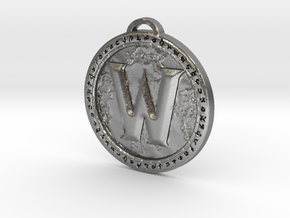 World of Warcraft Medallion in Natural Silver