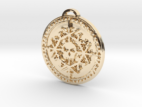 Rogue Class Medallion in 14k Gold Plated Brass