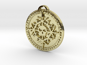 Rogue Class Medallion in 18K Yellow Gold