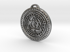 Lordaeron Faction Medallion (Royal Seal) in Natural Silver