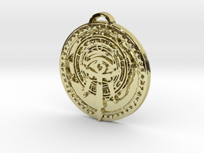 Mage Class Medallion in 18K Yellow Gold