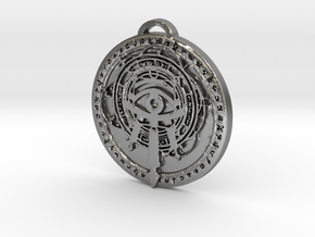 Mage Class Medallion in Natural Silver