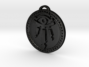 Kirin Tor of Dalaran Faction Medallion in Matte Black Steel