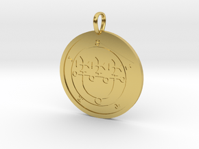 Sitri Medallion in Polished Brass