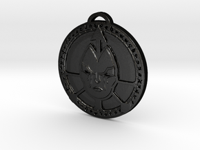 Undercity Faction Medallion in Matte Black Steel